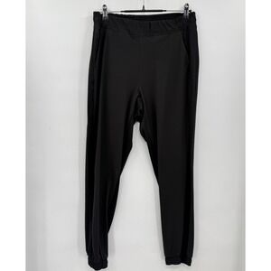 Athleta Textured‎ Brooklyn Jogger Pants Black Womens Size 8 Athletic Casual